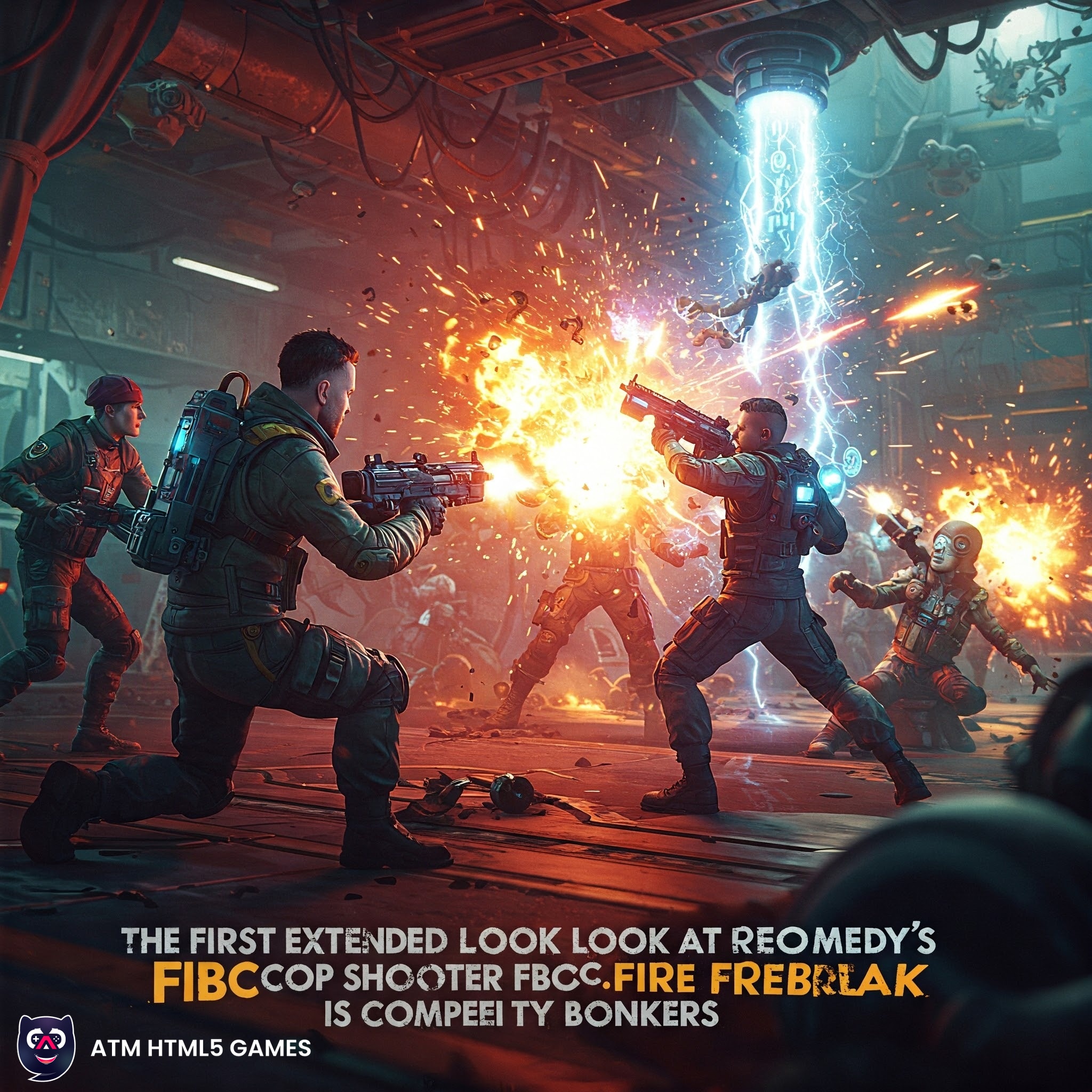 The First Extended Look at Remedy’s Co-op Shooter FBC: Firebreak Is Completely Bonkers